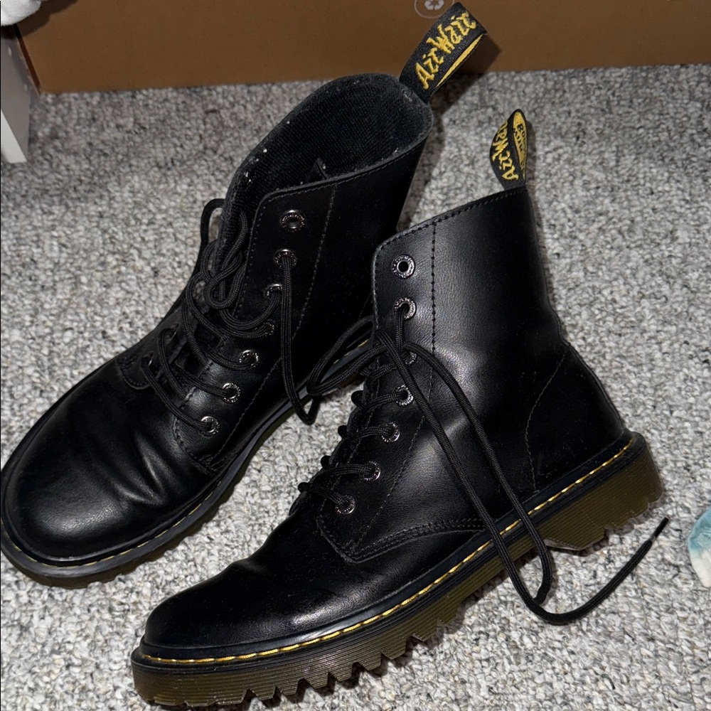 Dr. Martens Black Lace-Up Boots